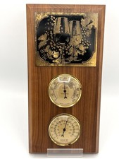 Vintage Highline West Wall Mounted Solid Wood Weather Station – Made in USA