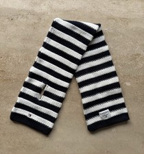 New - Tommy Hilfiger Baby Toddler Navy/White Soft Cotton Scarf With Keyhole