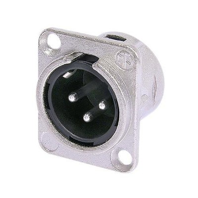 Neutrik NC3MD-L-1 XLR Einbaubuchse 3-Pol Male Lötanschlüsse versilbert 150019