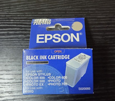Epson Color Ink Cartridge 720/1440 And Black Ink Lot of 2 Exp 2002