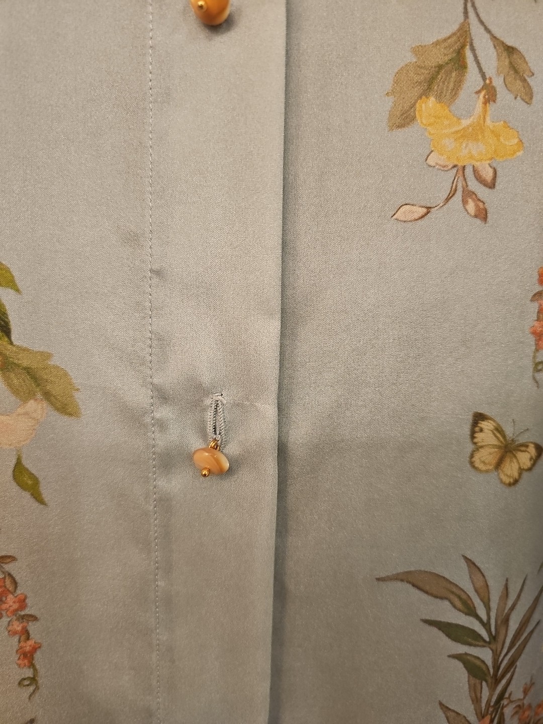 ZIMMERMANN  Waverley  Shirt  Blue Floral Size 3 Or L