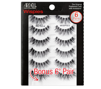 Ardell False Lashes Demi Wispies Lightweight 113 mit unsichtbarem Band 6er Pack