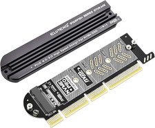 Nvme Pcie 4.0 Adapter Nvme M.2 SSD to Pcie X4/X8/X16 Card with Aluminum Heat ...