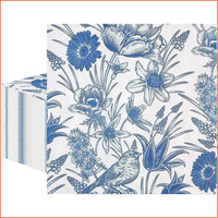 Servietten 2-Lagig Blumen 33X33 Cm Einweg FüR Party Hochzeit Geburtstag Deko