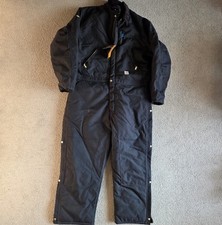 NWT Carhartt Men Arctic Quilt Lined Yukon Coverall X06 Black Size 46 Regular