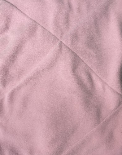 Vintage Super Baby Pink Blanket Teddy Bear Butterfly Fleece Soft 2PLY Reversible - Picture 4 of 4