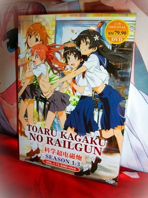 A Certain Scientific Railgun (Season 1-3 / Vol. 1-73) + OVA Anime Series DVD