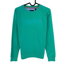 GANT Boys Green Original Crew Neck Jumper Sweater Size 13-14 Years 158/164 cm