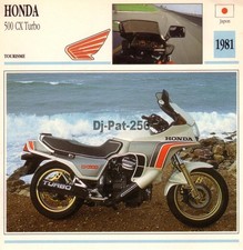 Fiche Moto : HONDA CX 500 Turbo T CX500 1981 (#1981-003-07)