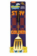 SpongeBob Gold Kitchen Spatula Metal Cooking Turner Or Collectible Decor Gift