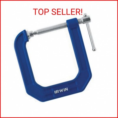 IRWIN 58200 Spring Clamp, 2 In Clamping, Resin, Blue/Yellow - Preston Hardware