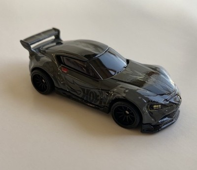 Hot Wheels Premium Gray 2020 Toyota GR Supra Loose Real Track Day Diorama