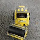 Vintage Diecast Construction Loader Toy Vehicle - Yellow Black Gray — photo 2