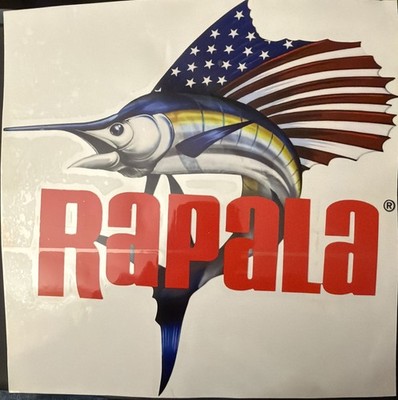 HIGH DEFINITION RAPALA SHOP WERBUNG AUFKLEBER AUS USA POINT OF SALE AUFKLEBER SELTEN