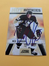 Nick Johnson Signed Pittsburgh Penguins Rookie Card B. rookie card picture