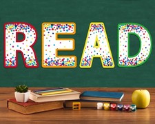 Classroom Decorations Reading Poster for Teachers Bulletin Board and Wall Decor