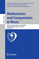 Mathematics And Computation In Music Mariana Montiel