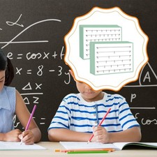 10 Pieces Fraction Manipulatives Dry Erase Board for Homeschool Grades 3-5