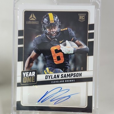 Panini Luminance Dylan Sampson Browns Year One Rookie Autograph YOS-DSN