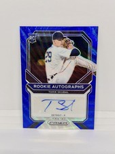 TARIK SKUBAL Rookie 2021 Prizm Blue Wave Auto /50 Detroit Tigers RC #RA-TS