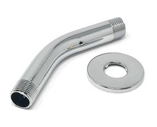 6 Inch Universal Stainless Steel Chrome Finish Shower Arm