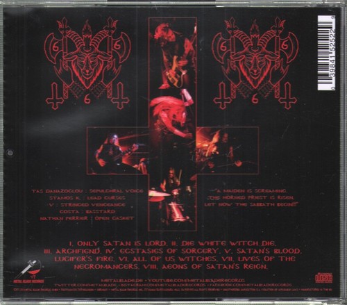 Satan's Wrath Aeons of Satan's Reign CD Germany Metal Blade 2013 3984152522 - Imagen 3 de 3