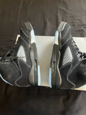 Jordan Air Jordan Men s Mid-Top Basketball Sneakers Lace-Up Black Blue White