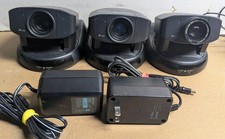 3 SONY Video Cameras EVI-D30 12X Variable Zoom Security Conferencing AF CCD