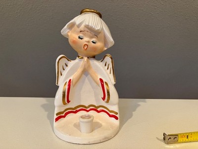 Inarco Mid Century Modern Christmas Angel Candleholder