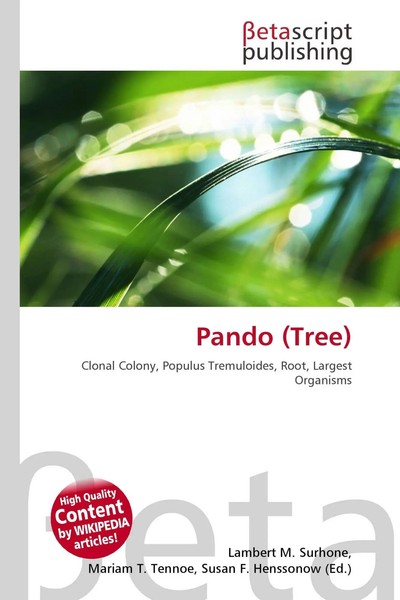 Lambert M. Surhone (U. A.) | Pando (Tree) | Taschenbuch | Englisch (2026)-image