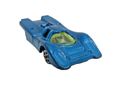 Yatming Toys Porsche 917 804 Hong Kong Blue Racing LeMans Spielzeugauto Vintage