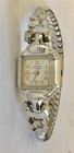 Vintage Lathin 14K White Gold Womens Wristwatch 17J Swiss — photo 2