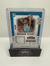 2021-22 Panini Contenders - Rookie Ticket Swatches James Bouknight #RTS-JBO...