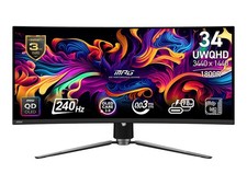 MSI MAG341CQPXQDOLED 34" UW-QHD Curved Gaming Monitor