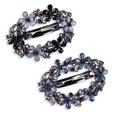 Elegant Hair Clips for Women and Girls Wreath Hair Barrettes 2PCS Fashion Spa...