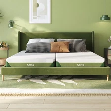 FlexiSpot Gel Memory Foam Mattress, Breathable Bamboo Cover, Medium Firm