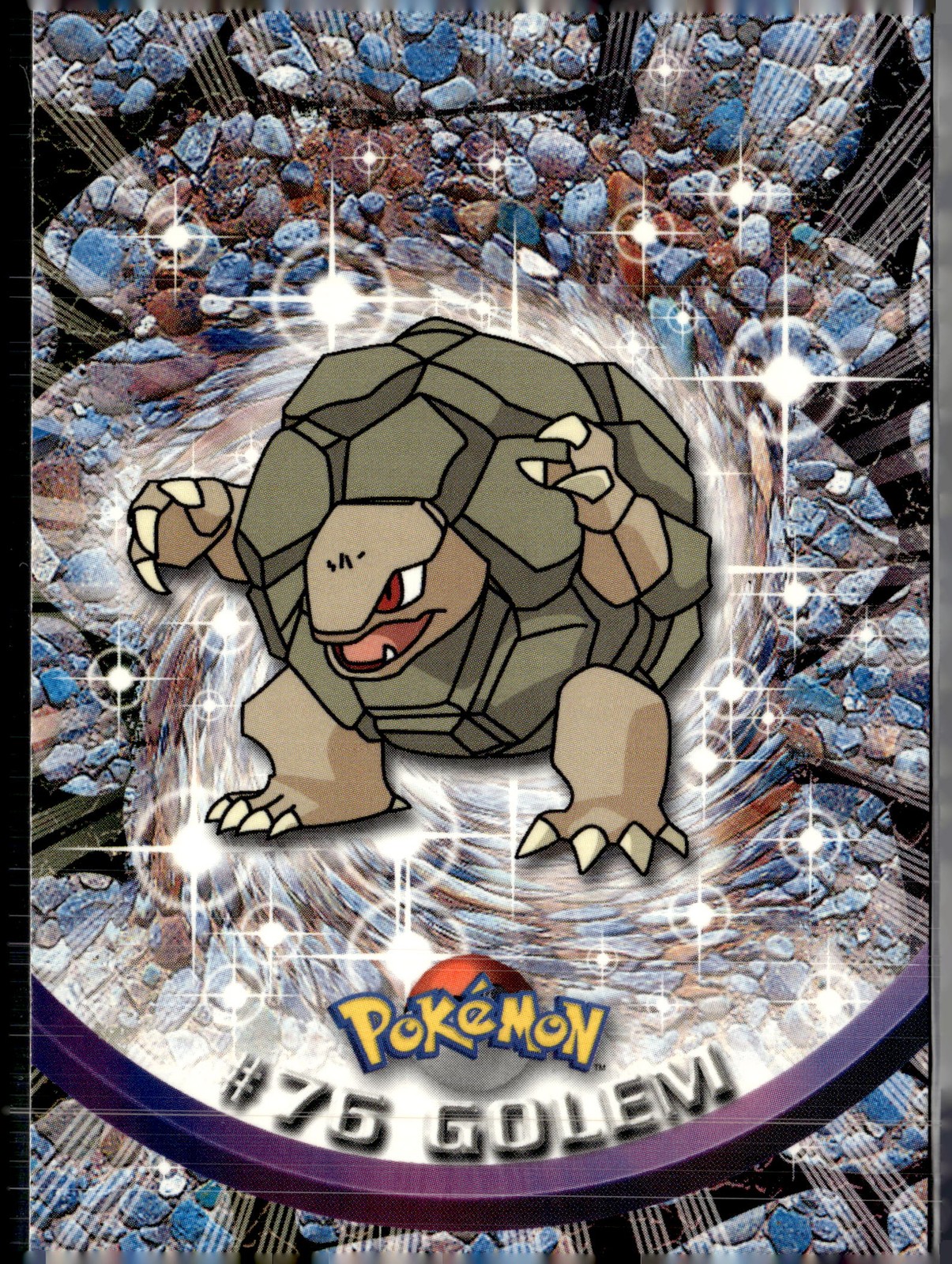 1999 Topps Pokemon TV Animation Edition Series 1 #76 Golem