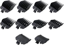 10Pcs Clipper Guards Set Replacement for Limural K11S/ Novah HCL-001/ Black
