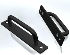 2PCS Barn Door Handle 5.9-Inch Aluminium Alloy Sliding Pull Gate Cabinet