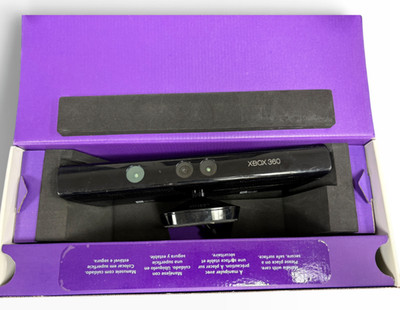 Microsoft Xbox 360 Kinect Motion Sensor Camera Black, CIB, Open Box M/N: 1414
