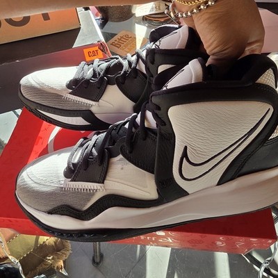 Nike Kyrie Infinity TB Black And White-10 Nike Kyrie Infinity Tb Promo Sneakers - White | Editorialist main image 2