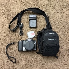 Sony Cyber-shot DSC-H20 10.1MP Digital Camera Tested w/ Battery Charger 4gb Case