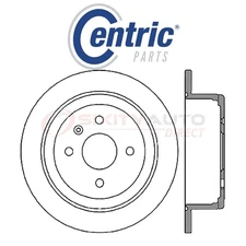 Centric C-TEK Disc Brake Rotor for 1999-2002 Daewoo Nubira 2.0L L4 - Kit Set pd