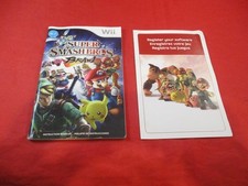 Super Smash Bros. Brawl Nintendo Wii Instruction Manual Booklet  Insert ONLY