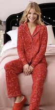 Avon Lipsy Heart Jersey Pyjamas. Size Medium (12-14) Brand New. RRP£34