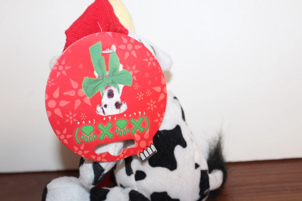 Cow Dog Toy Soft Plush Squeaky Cuddle Tugs Dog Toy Tough Durable Christmas Gift - Image 2 of 4