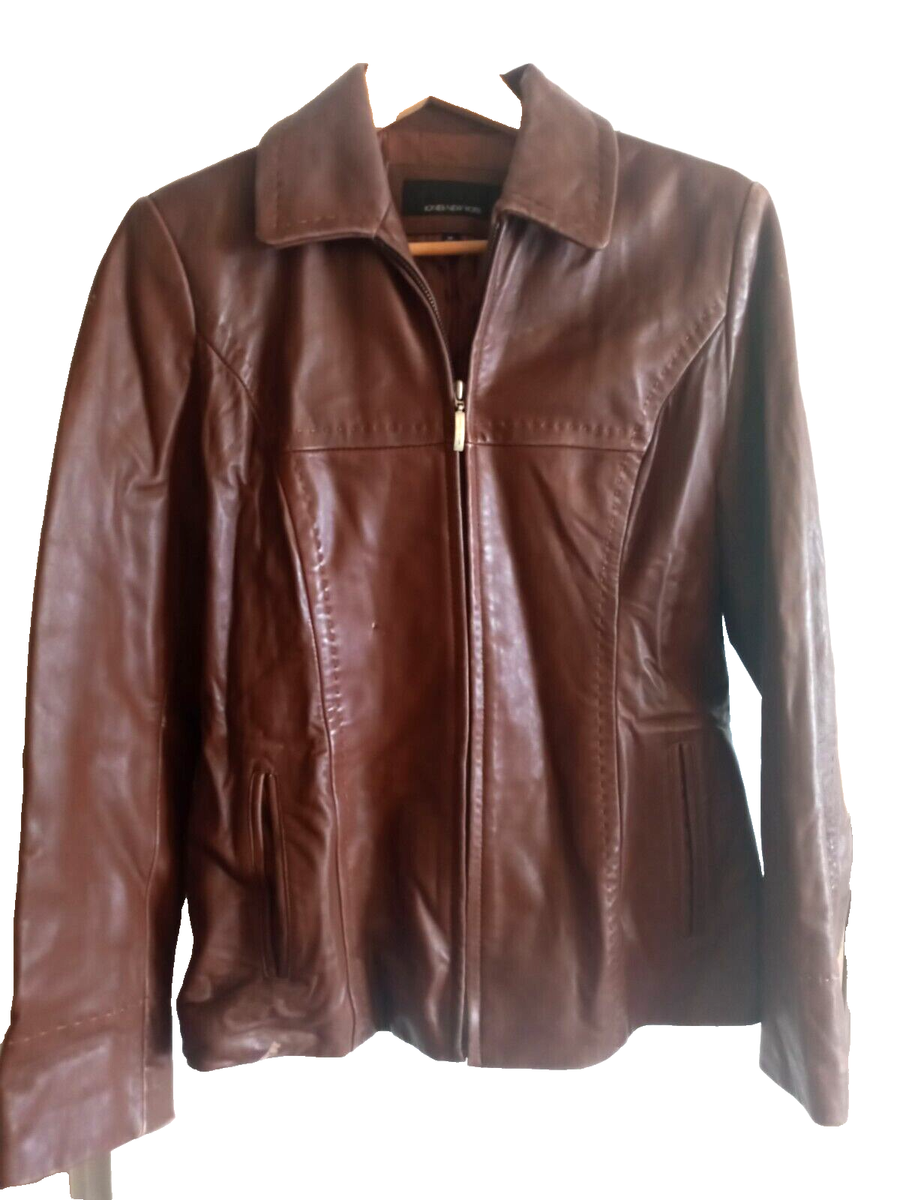 Jones New York Brown Soft Leather Jacket Size M | eBay Jones New York Brown Soft Leather Jacket Size M | eBay