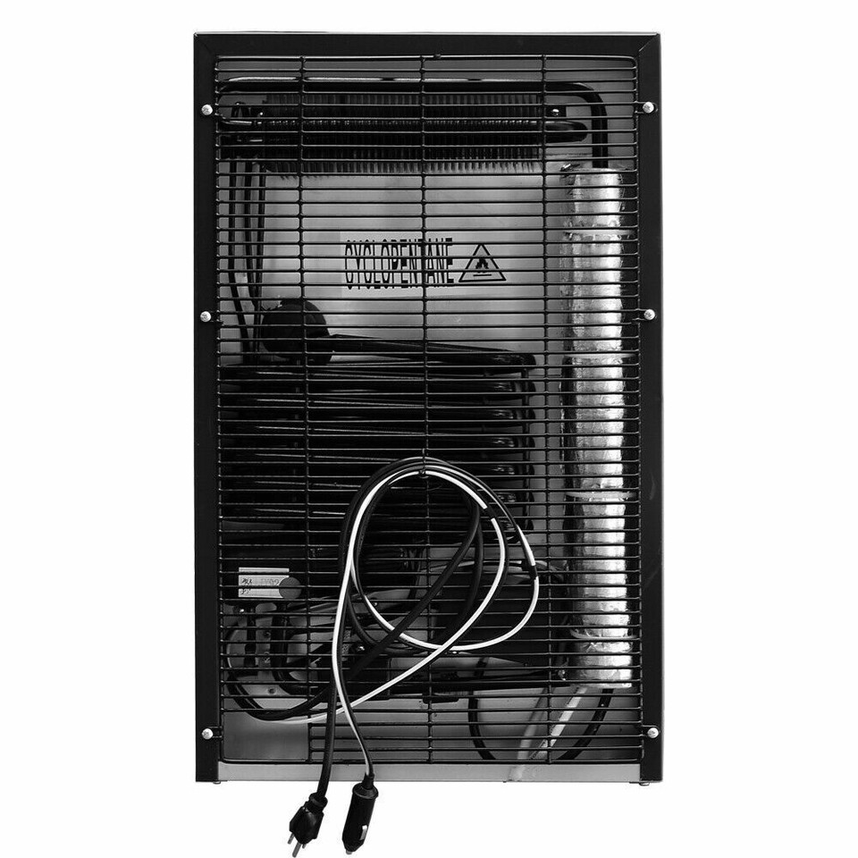 12V / 110V Portable Refrigerator Silent Truck Travel RV AC/DC Fridge ...