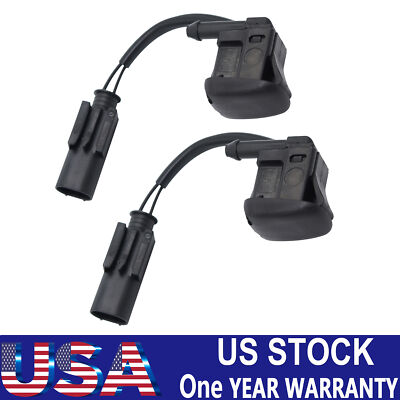 2pcs Front Windshield Washer Nozzles Spray Jet Heated For BMW E39 5 Series 525i