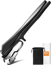 Angled Nail Clipper for Seniors Long Handle Rotating Fingernail Clipper Heavy